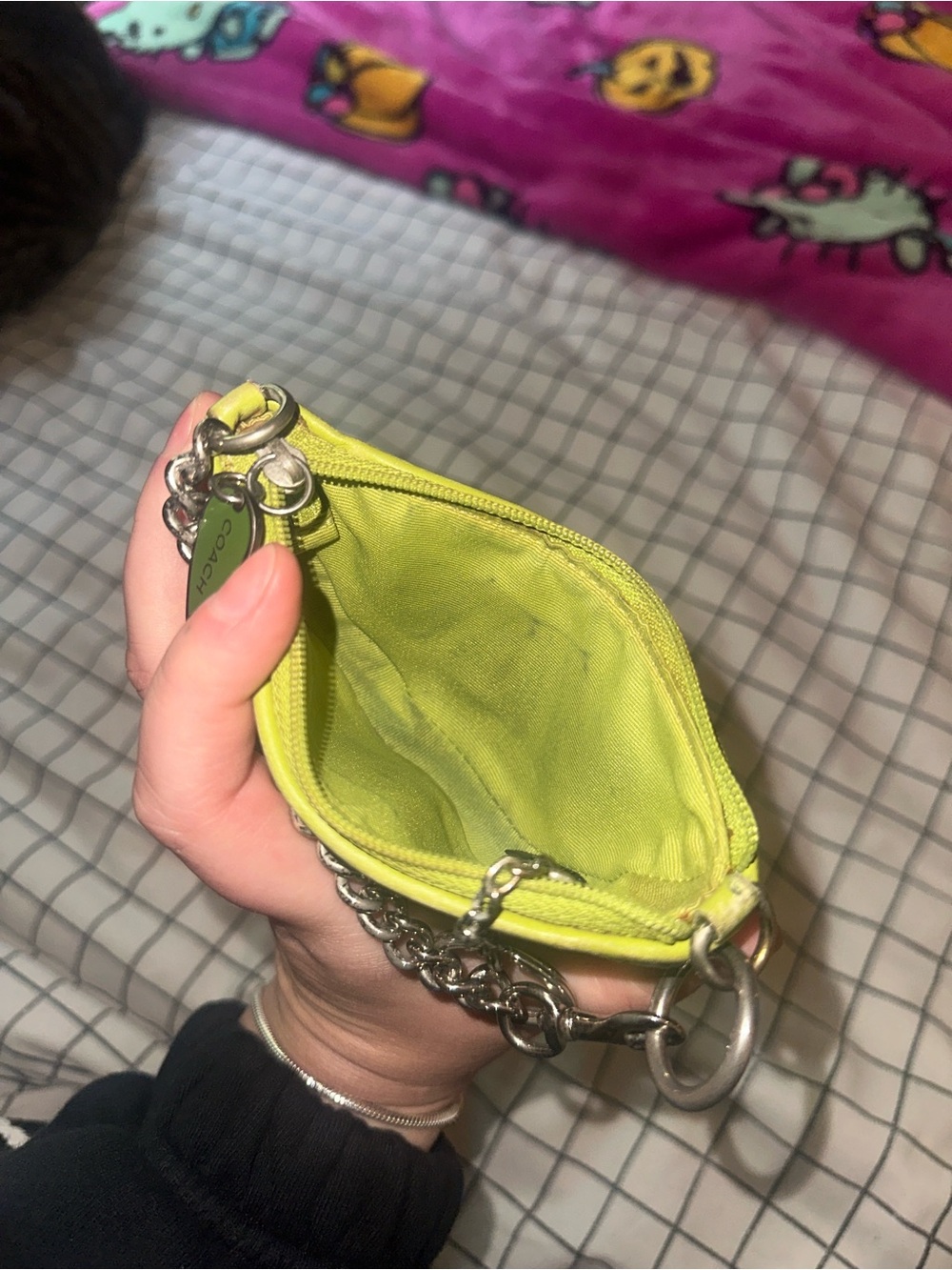Rare and hard to find! Coach fruit slice coin purse lime y2k 2006 - Picture 3 of 5
